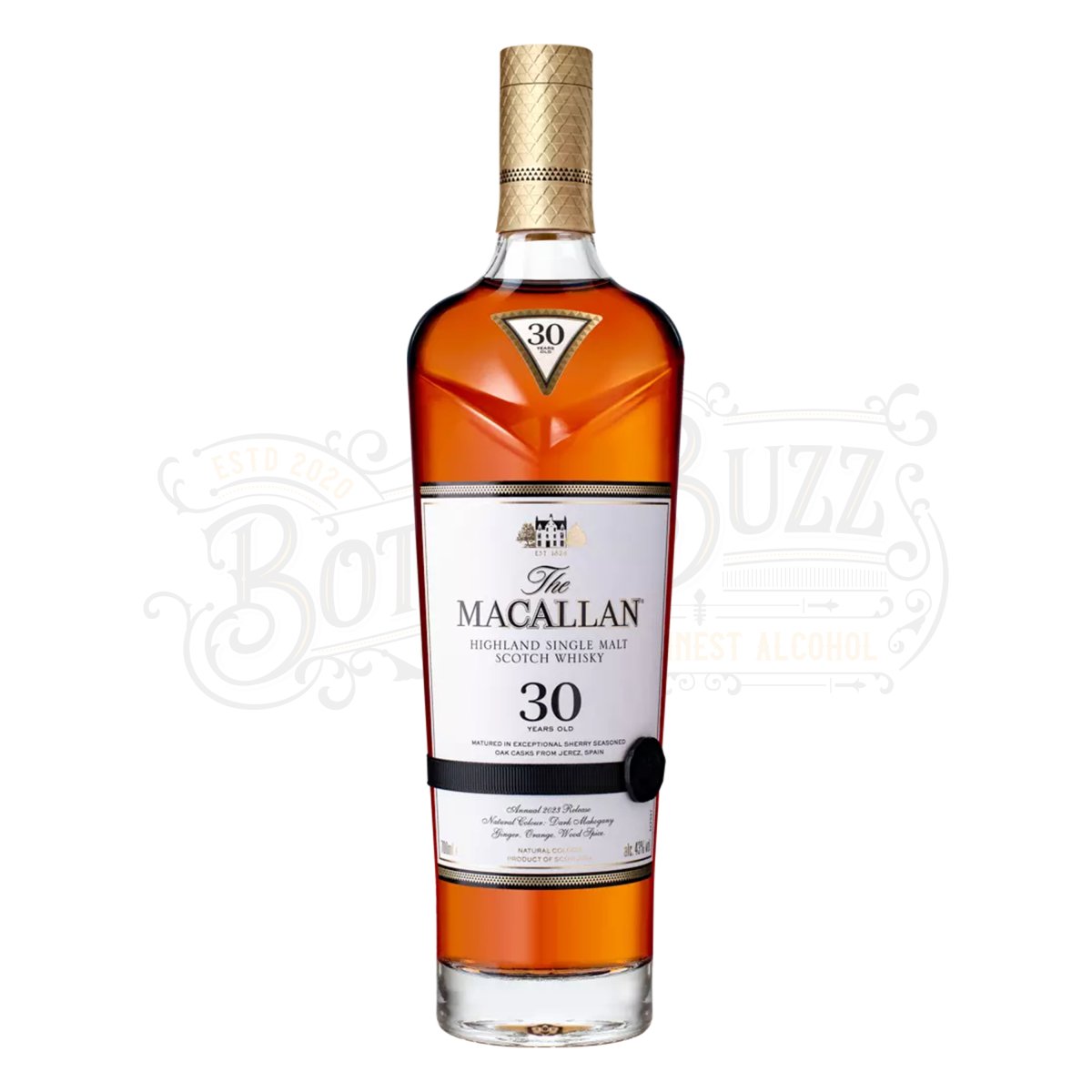 The Macallan Sherry Oak Single Malt Scotch 30 Year