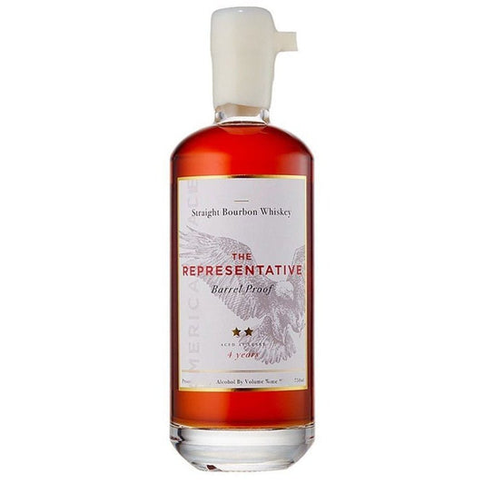 The Representative Barrel Proof 4 Year Bourbon Whiskey 750ml