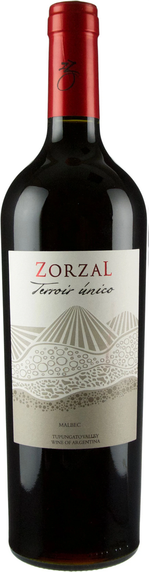 Zorzal Terroir Unico Malbec 2021  Front Bottle Shot