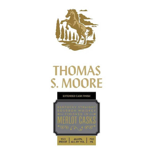 Thomas S. Moore Merlot Casks Finish Bourbon Whiskey 750ml
