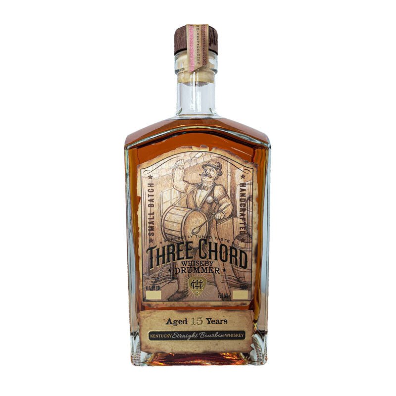 Three Chord 15 Years Drummer Bourbon Whiskey 750ml