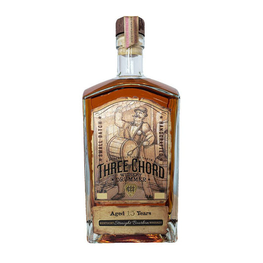 Three Chord 15 Years Drummer Bourbon Whiskey 750ml