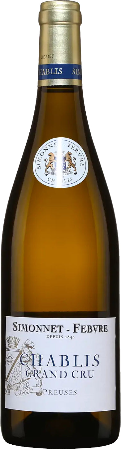 Simonnet-Febvre Chablis Preuses Grand Cru 2022  Front Bottle Shot
