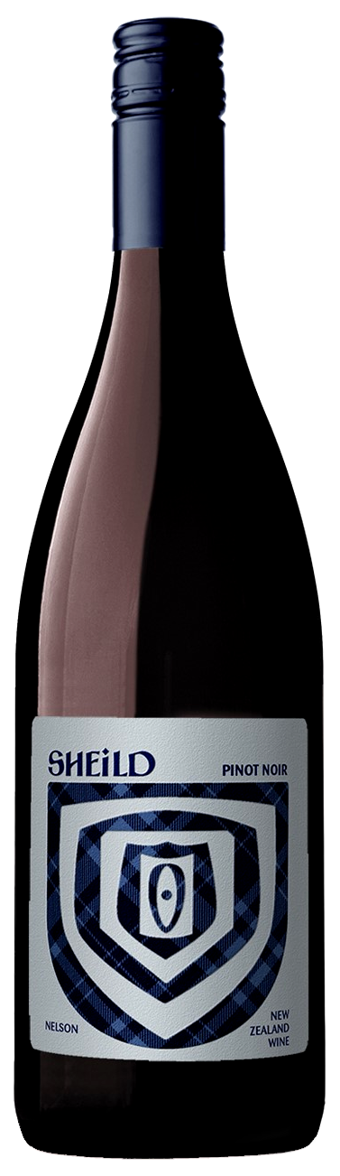 Sheild Pinot Noir 2023  Front Bottle Shot