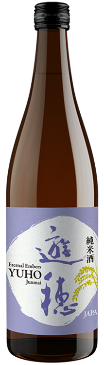 Yuho Eternal Embers Junmai Sake (720ML)  Front Bottle Shot