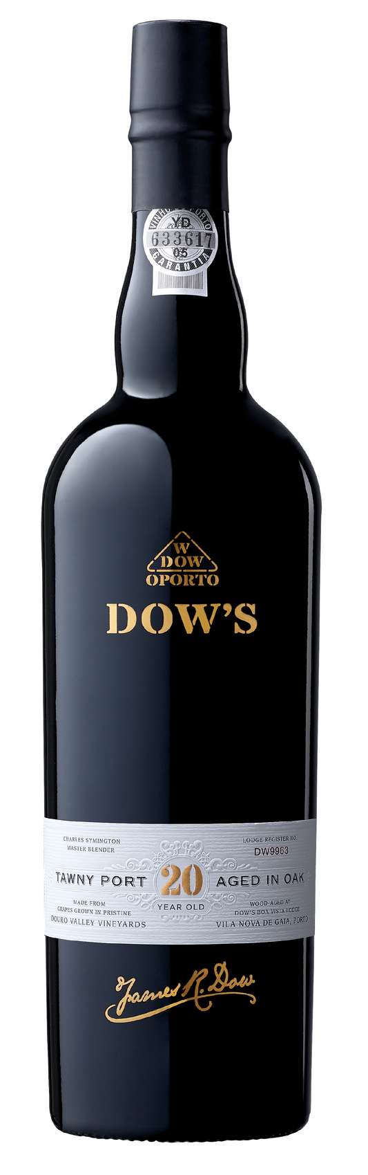 Dow's 20 Year Old Tawny Port  Front Bottle Shot