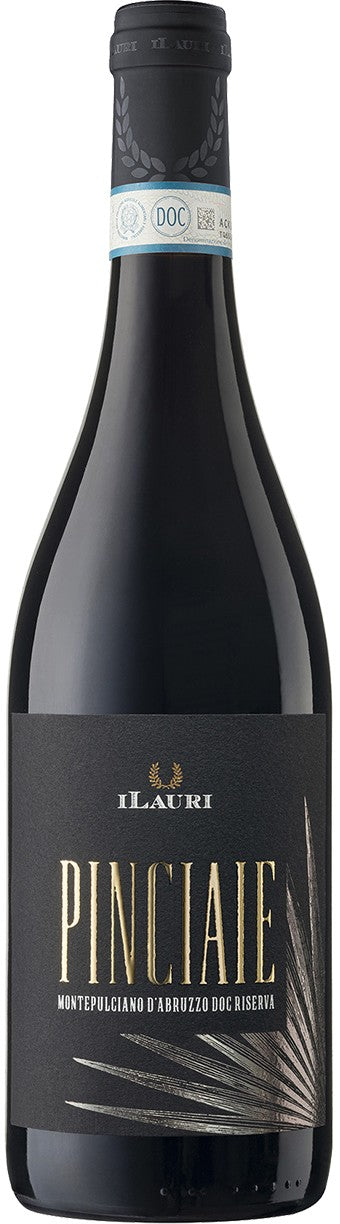 I Lauri Montepulciano d'Abruzzo Riserva Le Pinciaie 2018  Front Bottle Shot