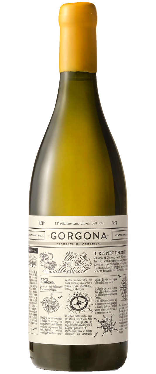 Frescobaldi Gorgona 2023  Front Bottle Shot