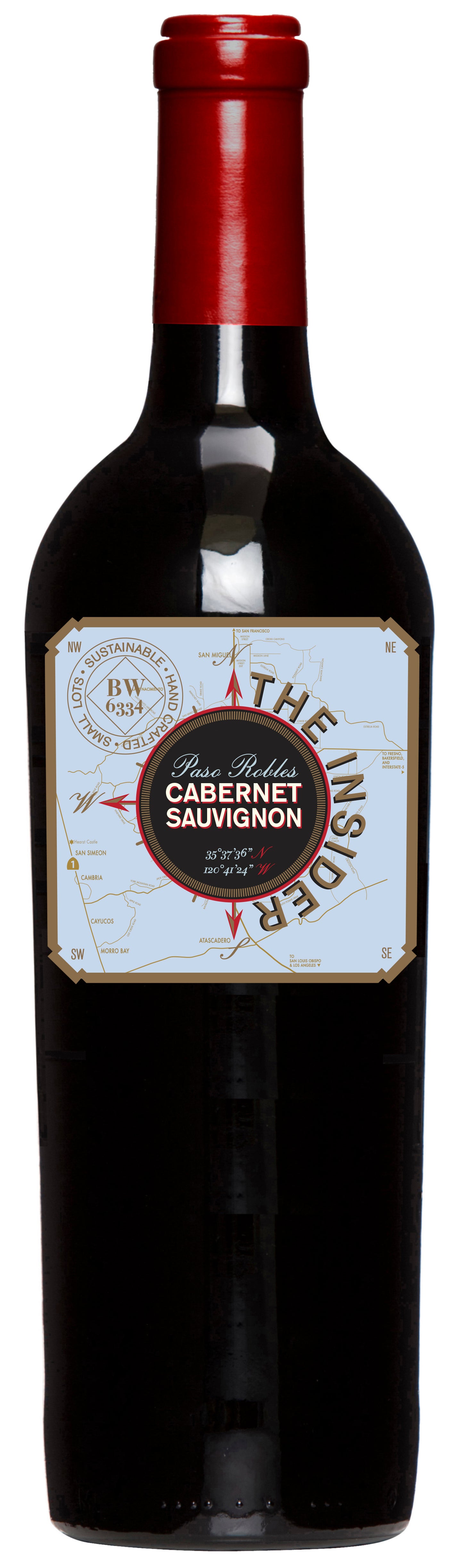 Vinum Cellars The Insider Cabernet Sauvignon 2021  Front Bottle Shot