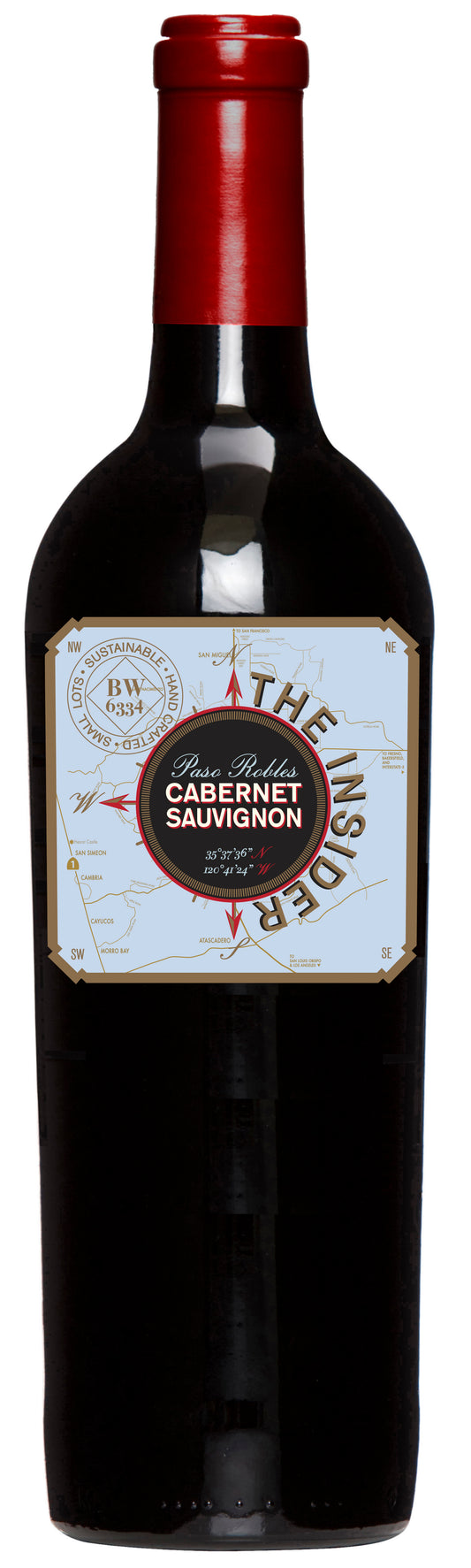 Vinum Cellars The Insider Cabernet Sauvignon 2021  Front Bottle Shot