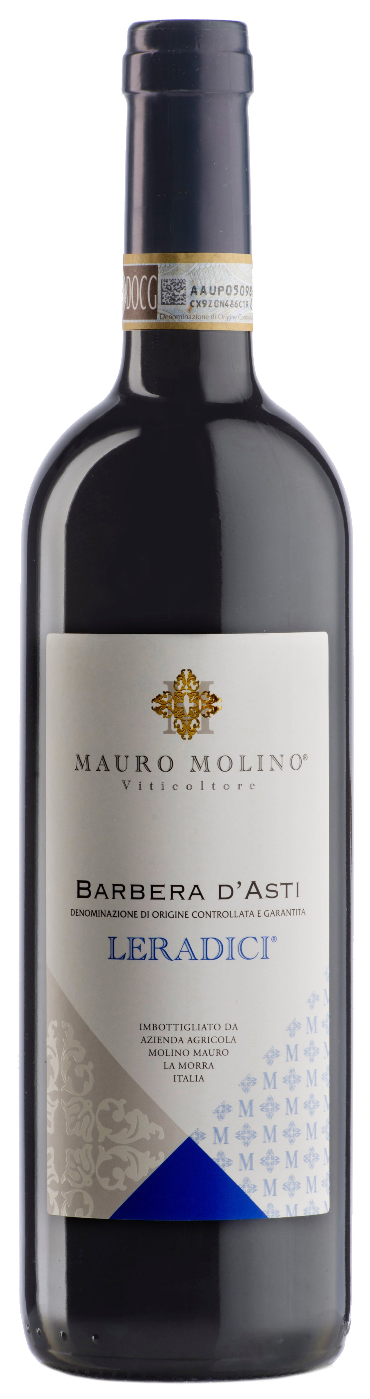 Mauro Molino Leradici Barbera d'Asti 2022  Front Bottle Shot