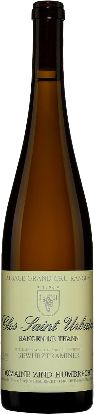 Zind-Humbrecht Clos Saint Urbain Rangen de Thann Gewurztraminer Grand Cru 2020  Front Bottle Shot