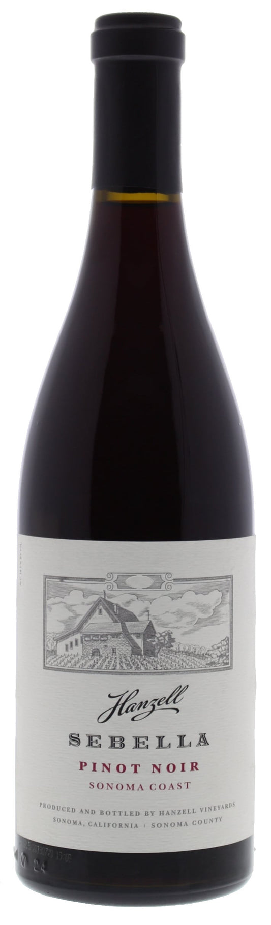 Hanzell Sebella Pinot Noir 2022  Front Bottle Shot