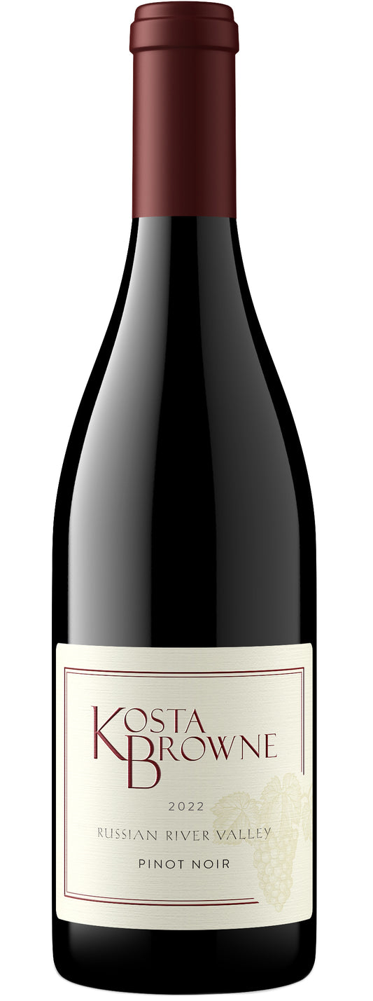 Kosta Browne Russian River Pinot Noir 2022  Front Bottle Shot