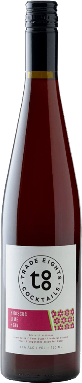 Trade Eights Hibiscus Lime + Gin (750Ml)