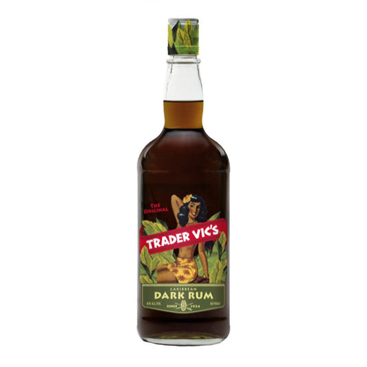 Trader Vics Caribbean Dark Rum 750ml