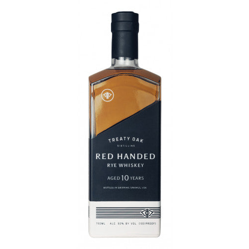 Treaty Oak Red Handed 10 Year Old Rye Whiskey