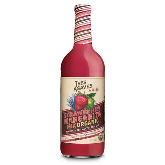 Tres Agaves Strawberry Margarita Daiquiri Mix 1L