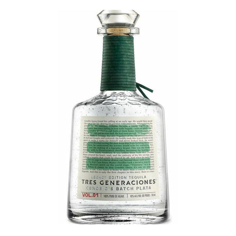 Tres Generaciones Cenobios Batch Plata Legacy Edition Tequila 750ml