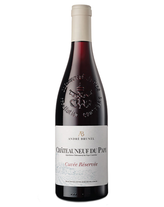 Andre Brunel Chateauneuf-du-Pape Cuvee Reservee 2022  Front Bottle Shot