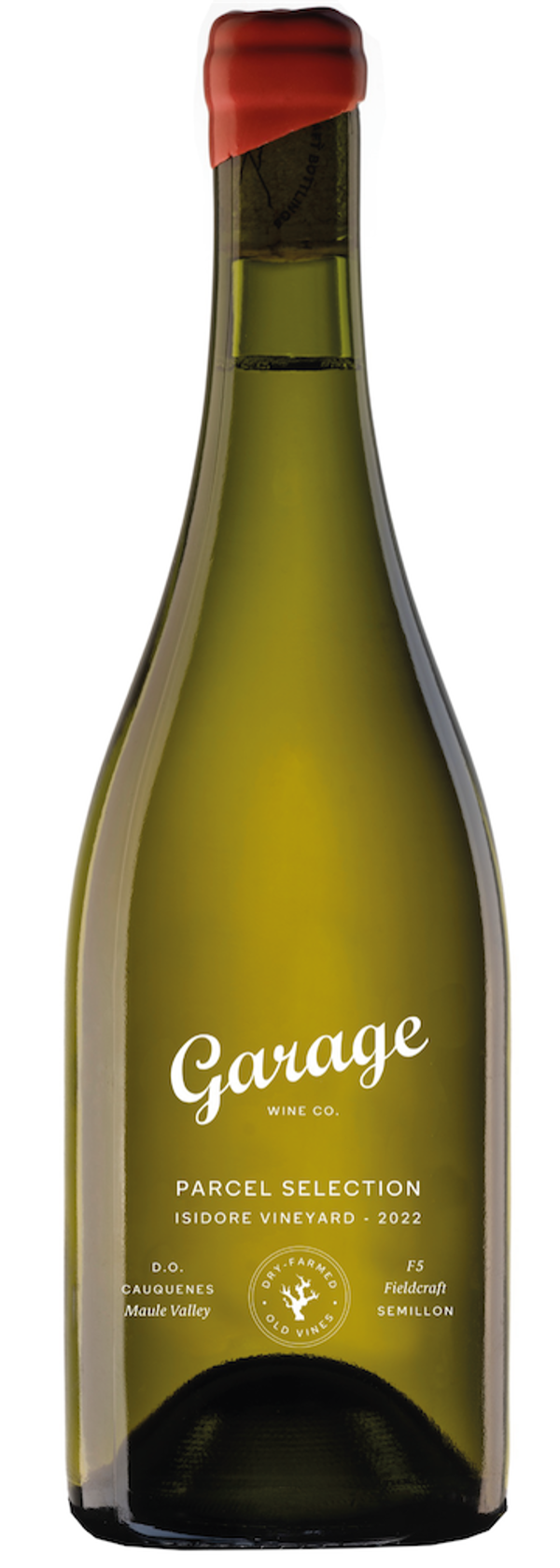 Garage Wine Co. Isidore Vineyard Semillon 2022  Front Bottle Shot