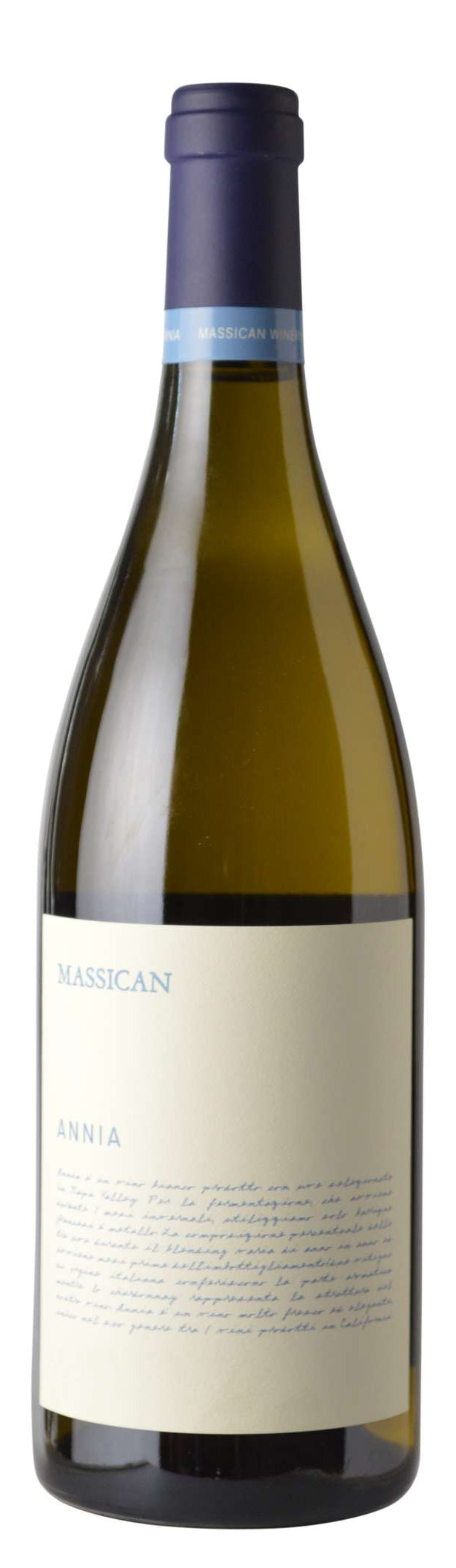 Massican Annia White 2022  Front Bottle Shot