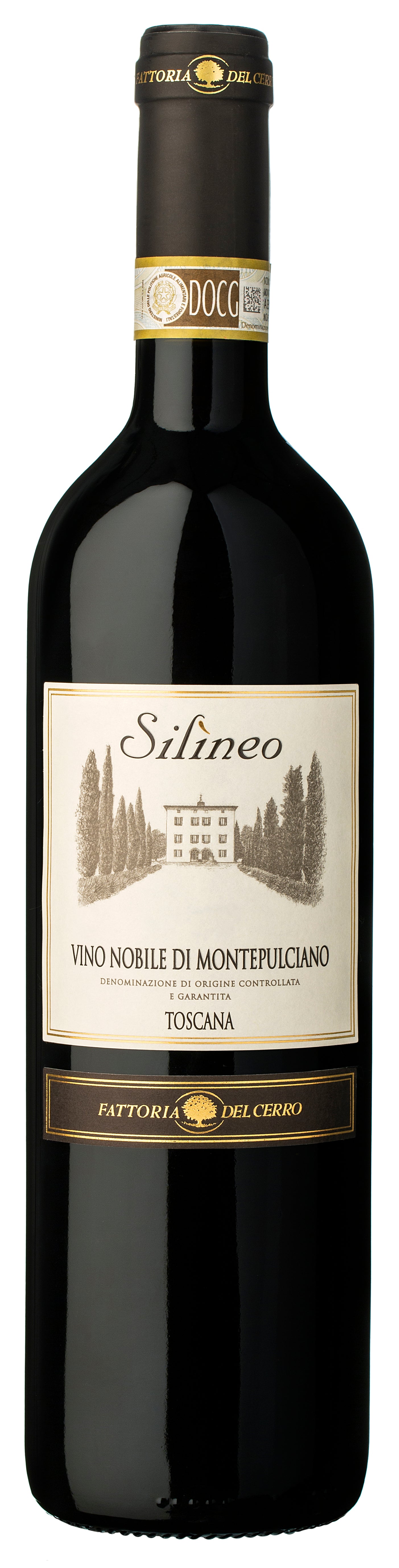 Fattoria del Cerro Silineo Vino Nobile di Montepulciano 2019  Front Bottle Shot