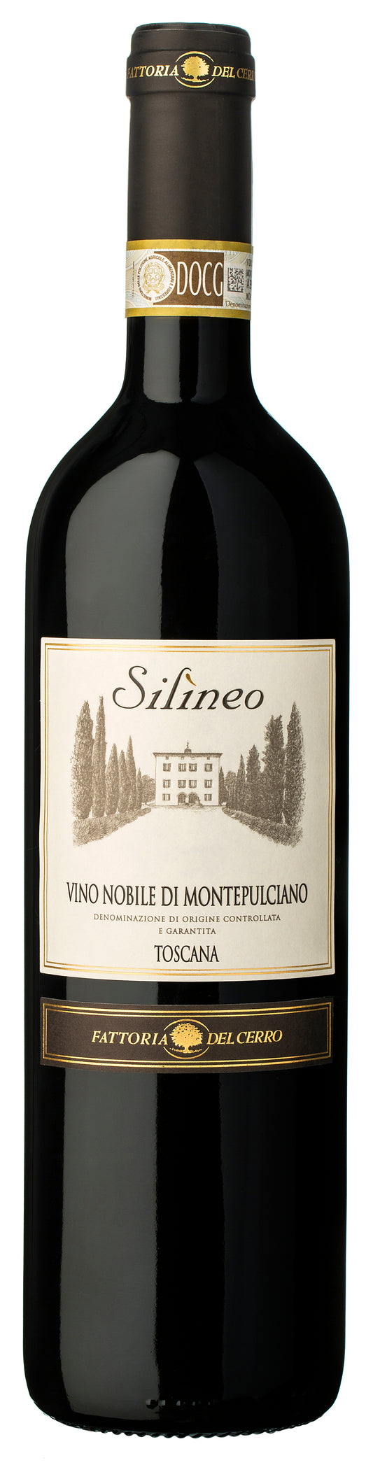 Fattoria del Cerro Silineo Vino Nobile di Montepulciano 2019  Front Bottle Shot