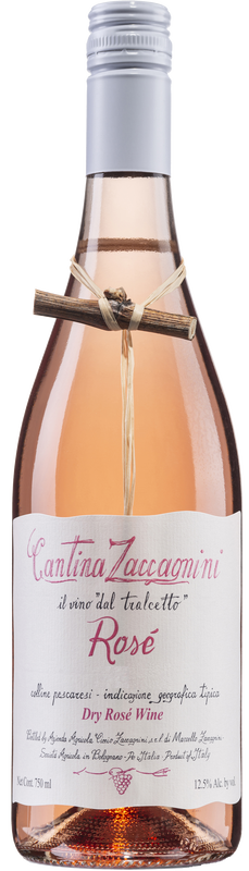 Zaccagnini Terre di Chieti Rose 2023  Front Bottle Shot