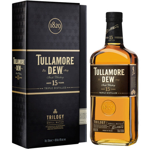 Tullamore D.E.W. 15 Year Old Trilogy Small Batch Irish Whiskey