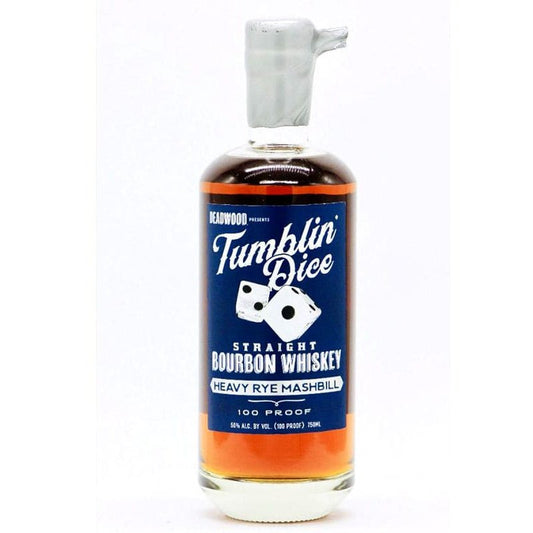 Tumblin Dice 3 Year Heavy Rye Mashbill Bourbon Whiskey