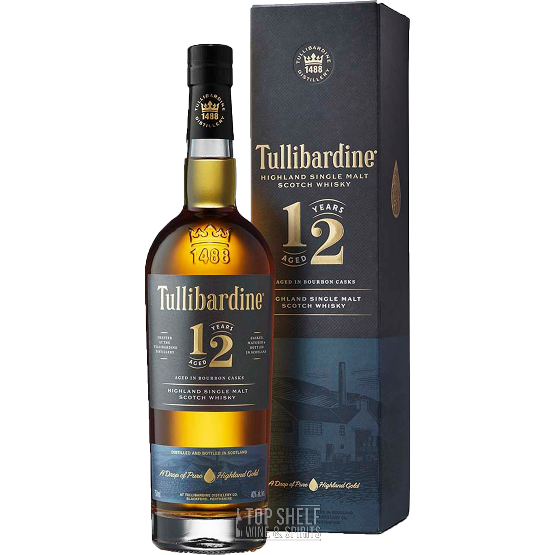 Tullibardine 12 Year Highland Single Malt Scotch Whisky
