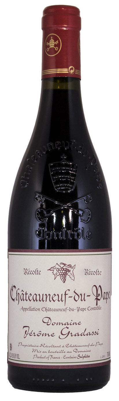 Domaine Jerome Gradassi Chateauneuf-du-Pape 2022  Front Bottle Shot