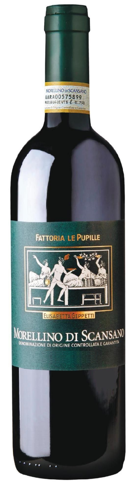 Fattoria Le Pupille Morellino di Scansano Riserva 2020  Front Bottle Shot