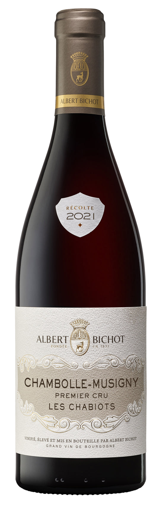 Albert Bichot Chambolle-Musigny Les Chabiots Premier Cru 2021  Front Bottle Shot