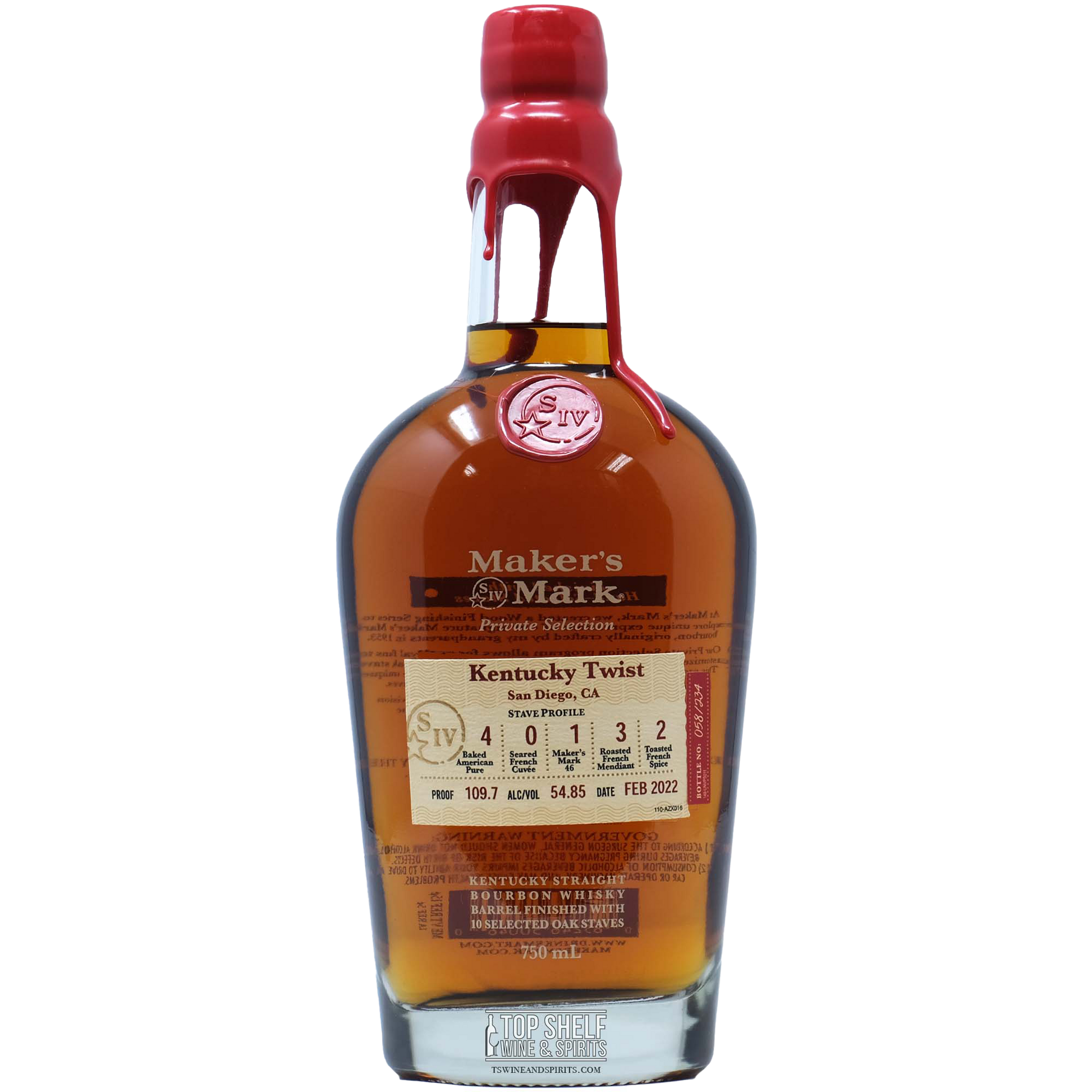 Maker's Mark Private Selection "Kentucky Twist" Bourbon (Private Selection)