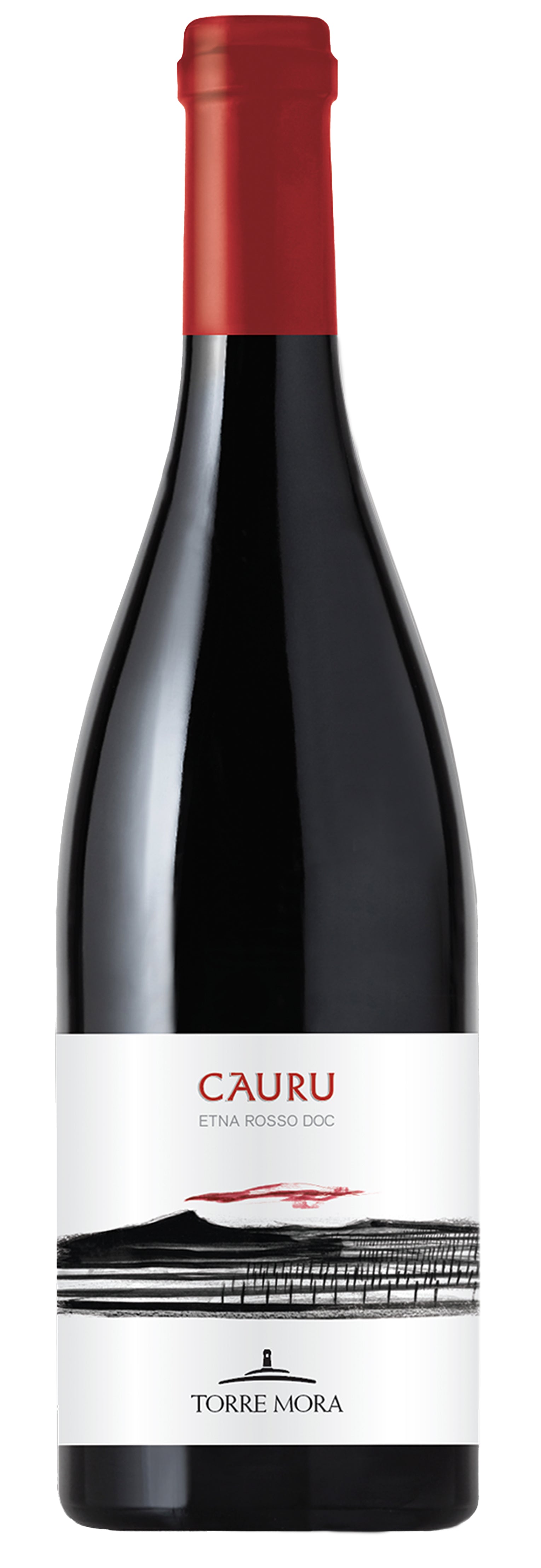 Torre Mora Cauru Etna Rosso 2022  Front Bottle Shot