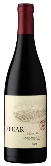Spear Estate Pinot Noir 2021  Front Bottle Shot