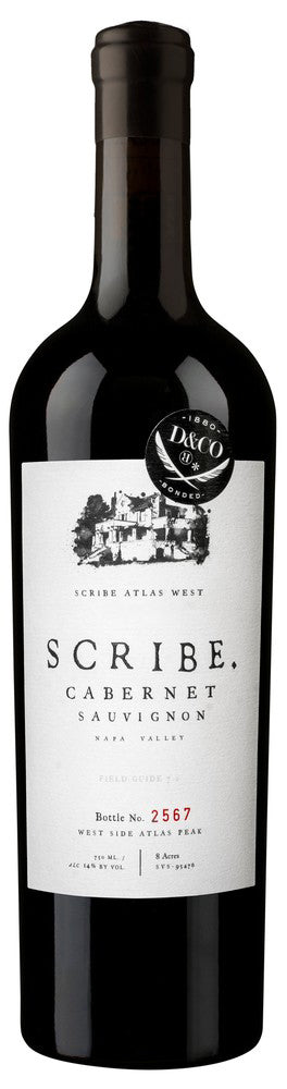 Scribe Atlas Peak West Cabernet Sauvignon 2021  Front Bottle Shot