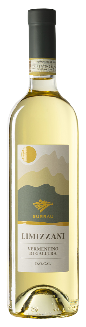 Vigne Surrau Limizzani Vermentino di Gallura 2023  Front Bottle Shot