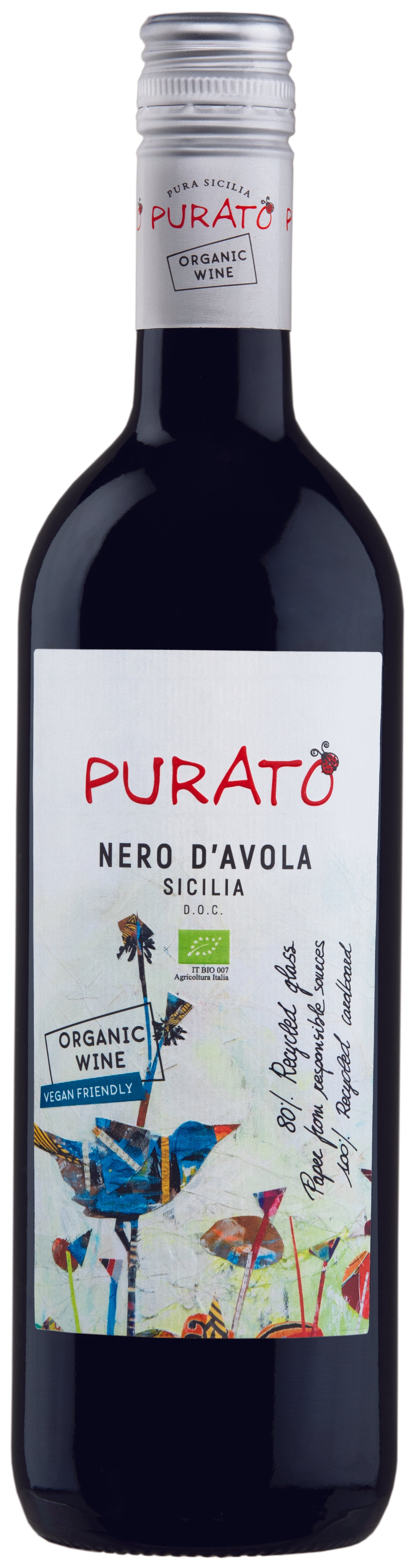 Feudo di Santa Tresa Purato Nero d'Avola 2021  Front Bottle Shot