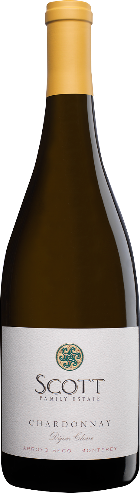 Scott Family Estate Arroyo Seco Chardonnay 2022  Front Bottle Shot