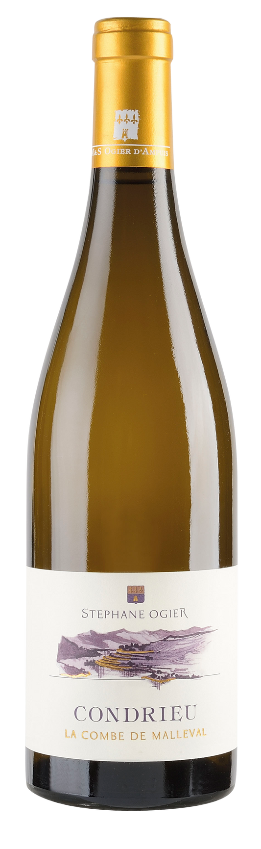 Stephane Ogier Condrieu La Combe de Malleval 2018  Front Bottle Shot