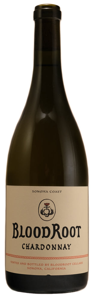 BloodRoot Chardonnay 2021  Front Bottle Shot