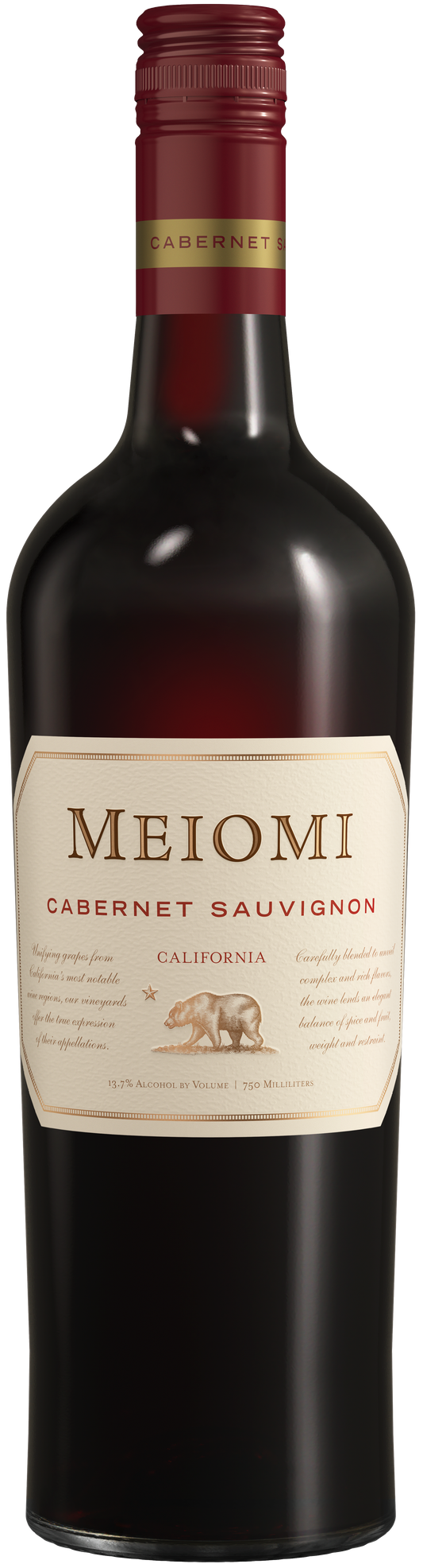 Meiomi Cabernet Sauvignon 2022  Front Bottle Shot