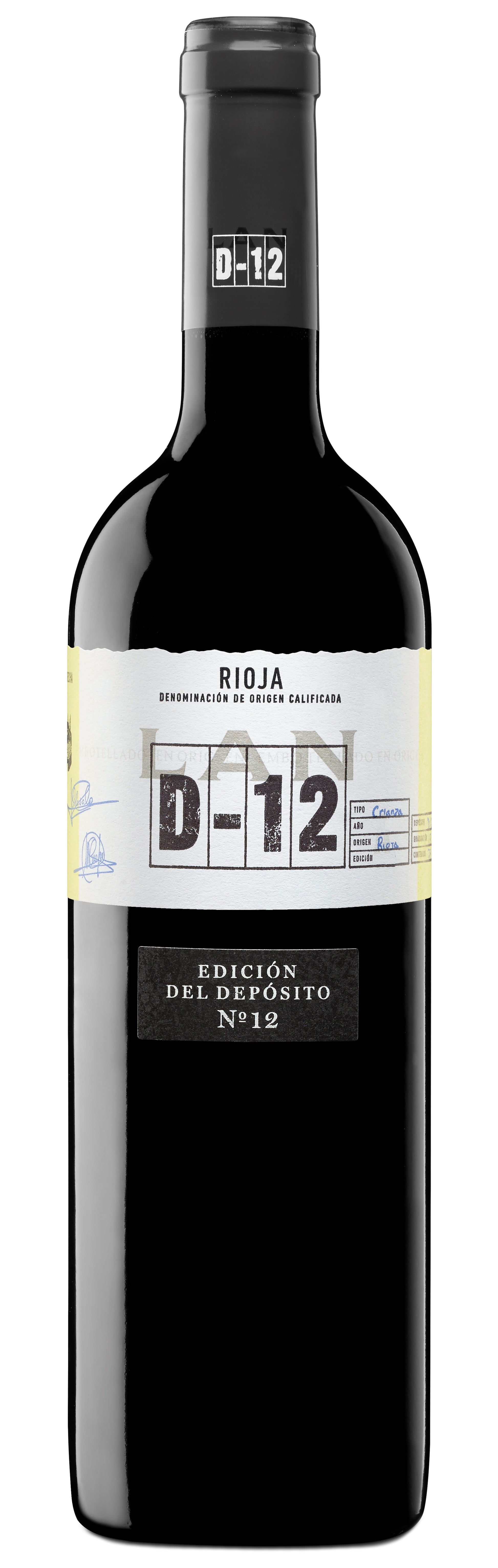 Bodegas Lan D-12 2021  Front Bottle Shot
