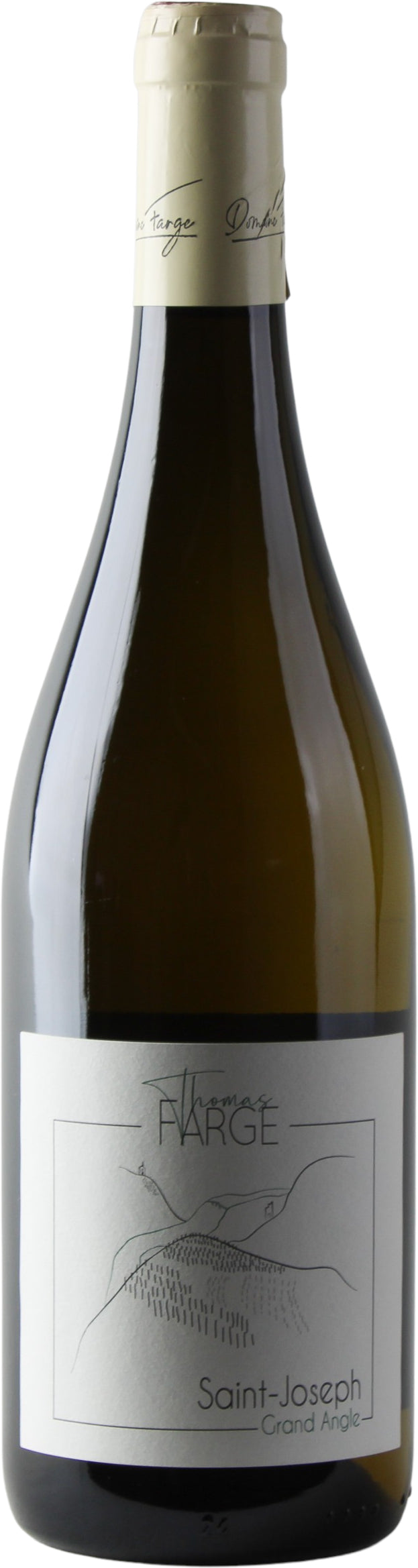 Thomas Farge Saint-Joseph Blanc Grand Angle 2019  Front Bottle Shot