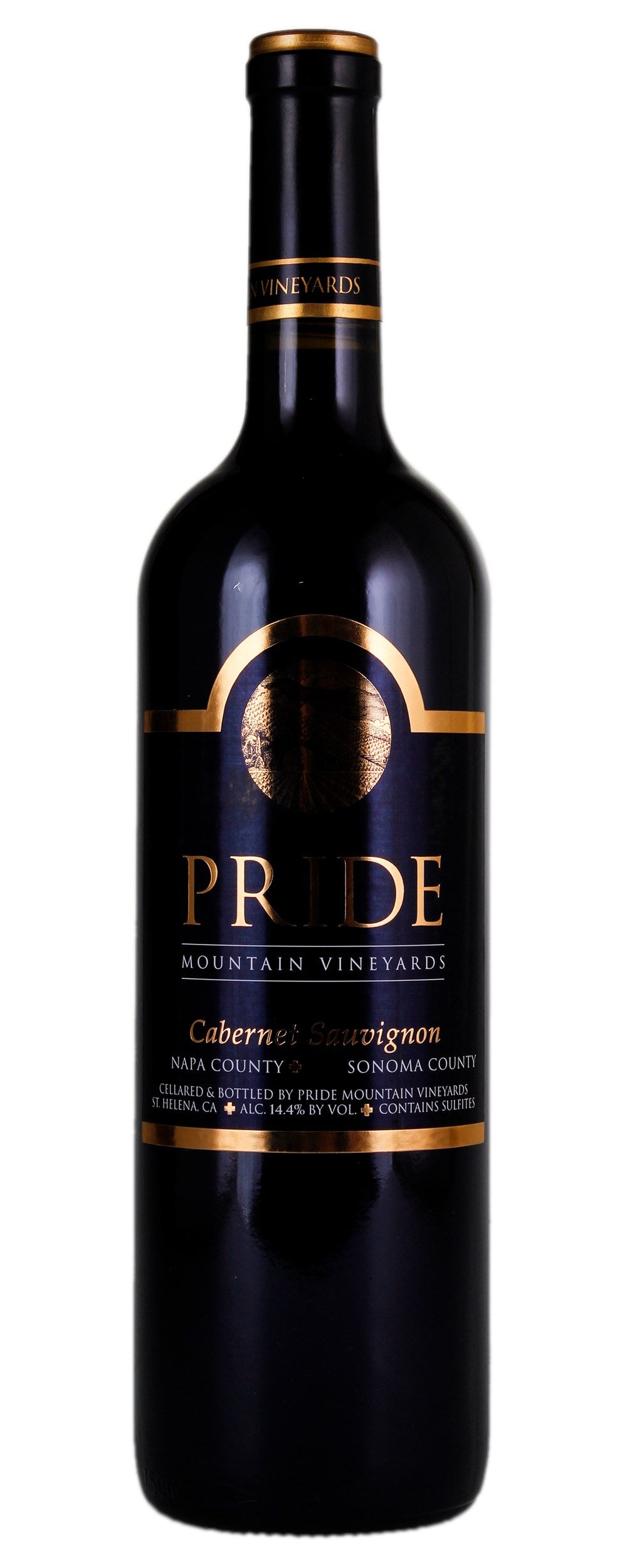Pride Mountain Vineyards Cabernet Sauvignon 2021  Front Bottle Shot