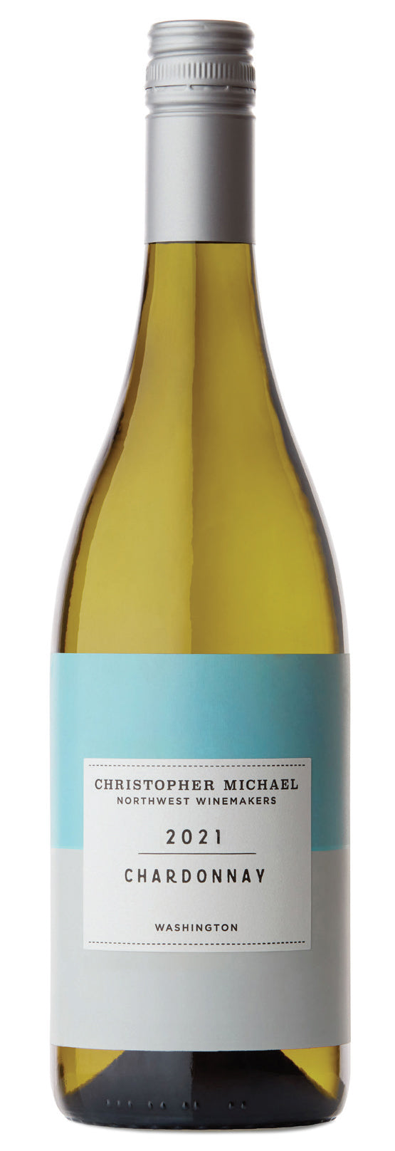 Christopher Michael Chardonnay 2021  Front Bottle Shot