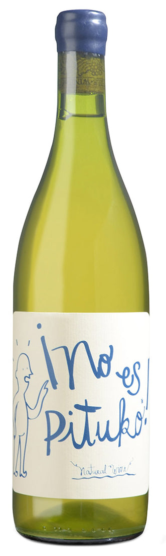 Echeverria No Es Pituko Natural Wine Viognier 2023  Front Bottle Shot